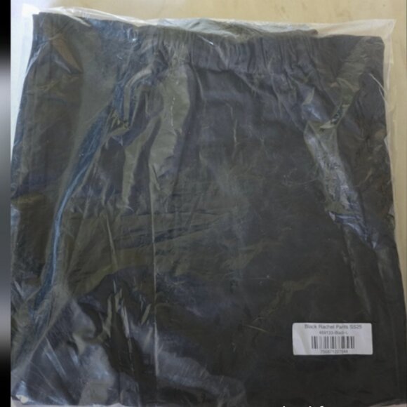 LOUP ---Rachel Elastic Waist Carpenter Pant in Black NWT  LGE (fits like medium) - Picture 7 of 7